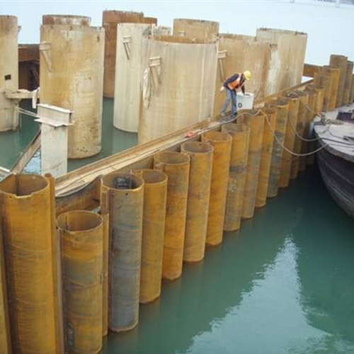 开封钢护筒现场安装